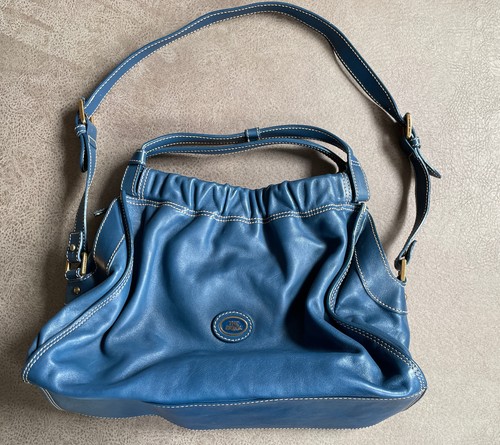 The bridge tasche leder blau - bridge,
