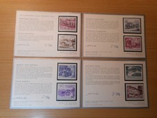 4 MERKUR-Karten"UPU 1964"mit