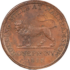 1813 WALZWERKE IN WALTHAMSTOW BRITISCHE KUPFERFIRMA PENNY-MARKE (#5003)