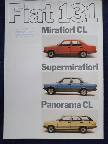 Fiat 131 mirafiori - fiat, cl
