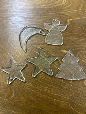 Glasfiguren für Dekoration oder Mobile, ca. 7-8 cm groß