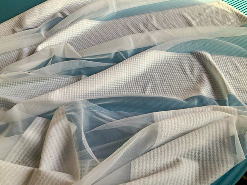 Mesh chiffon stoff stretch - stoff,
