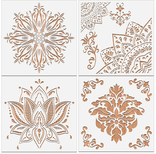 Mandala painting stencil - mandala,