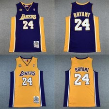 Adult Los Angeles Lakers #24 Sportshirt Stitched 60th Anniversary Edition