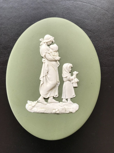 Wedgwood green jasperware - wedgwood,