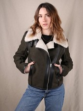 H&M Aviator Jacke Olive XS