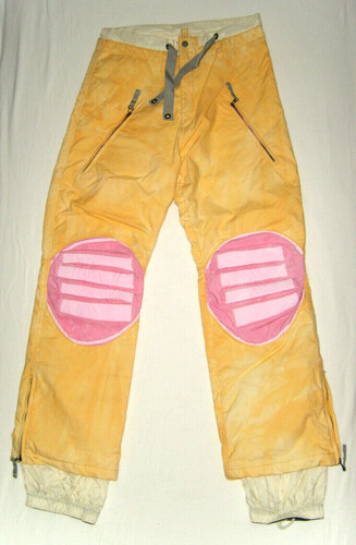 Skihose ski treme - ski, gelb