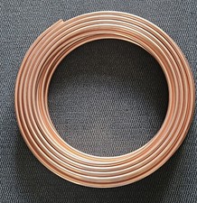 Kupferrohr 15 mm x 1 mm weich im Ring CU-Rohr Kupfer Rohr Sanitär Heizung