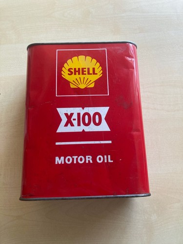 öldose blechdose shell 100 - shell, x-100
