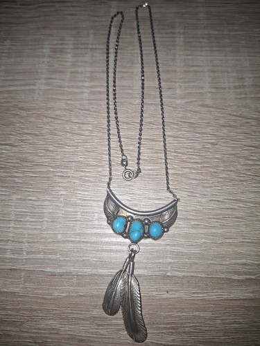Navajo halskette mit türkis - halskette,