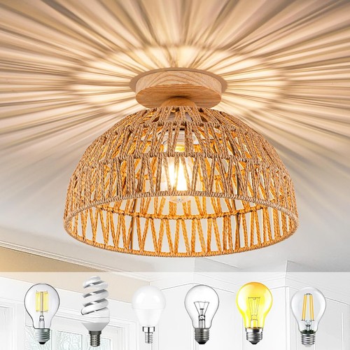Rattan lampenschirm - rattan,