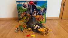 Playmobil 4170 *vollständig* Triceratops mit Baby und Vulkan