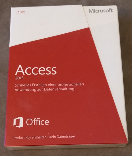 Microsoft access 2013 deutsch - microsoft, 2013,