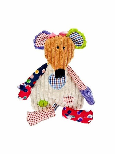 43cm große bunte stoffmaus - bunte,