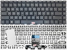 DE - Schwarz Tastatur Keyboard ohne Beleuchtung für HP Pavilion x360 14-dh