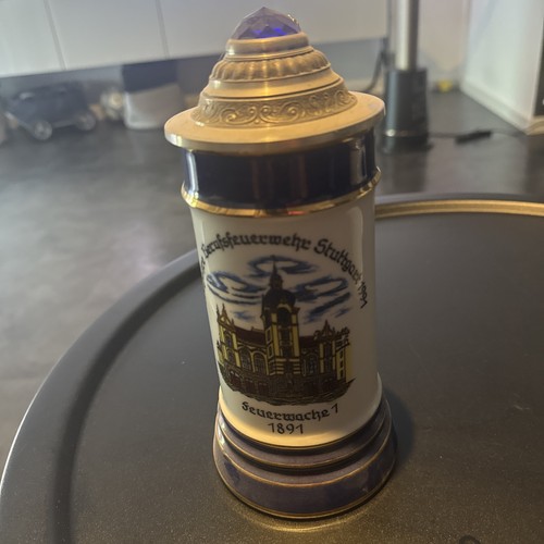 Bierkrug zinndeckel - bierkrug,