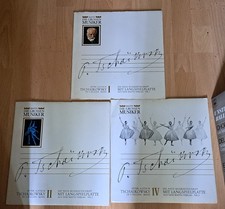 Tschaikowsky 3xLP mit Musikbuch Bastei Die großen Musiker Nußknacker Schwanensee
