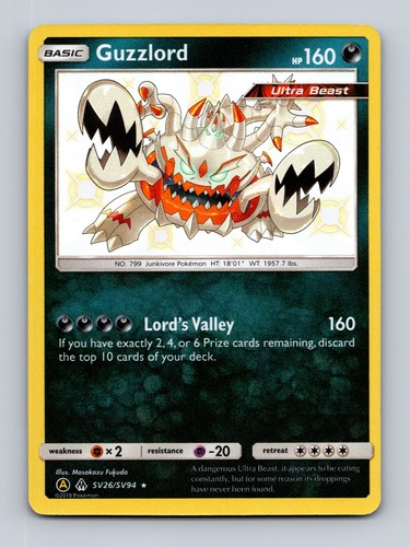 Pokemon karte guzzlord hif - karte,