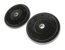2x Bumper Plates 5 - 25 kg Olympia 50mm Hantelscheibe Gewichtsscheiben schwarz