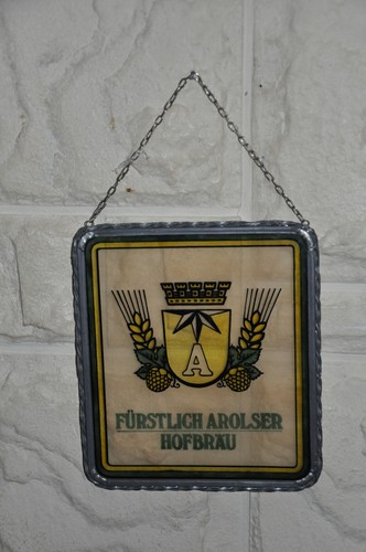 Altes brauereischild - altes,