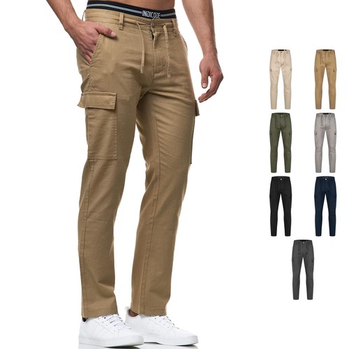 Indicode herren leinenhose - herren,
