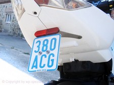 Kennzeichenhalter Peugeot C-Tech Dark Side Jetforce Halter Kennzeichen Tuning 50