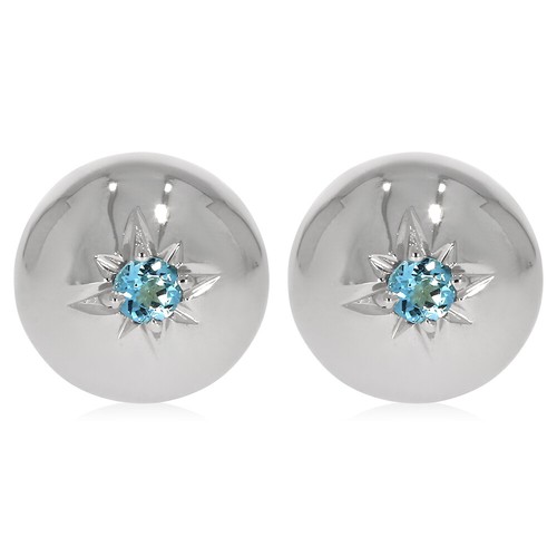 Xen ohrstecker mit swiss - swiss, blue