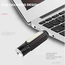 2in1 LED Taschenlampe USB Wiederaufladbare Polizei Camping Lampe Mini kleine Taschenlampe {1 Stück}