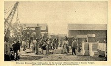 Burenkrieg * Beschlagnahme der für Transvaal bestimmten Munition in Laurenz 1900