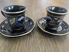 Gold Espressotassen 24k 2 Stück Griechenland Rhodos 