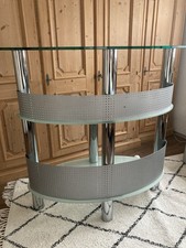 Bar Tresen Theke Chrom Glas
