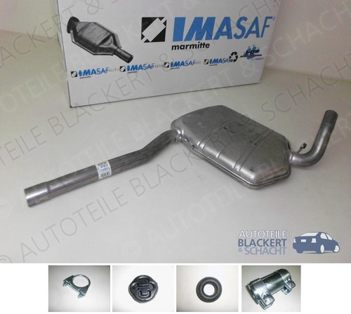 Imasaf auspuff mitteltopf für - mitteltopf,