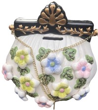 Vtg. Porcelain Pastel Floral