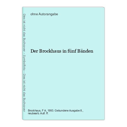 Der brockhaus fünf - brockhaus, in
