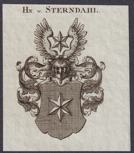 Sterndahl wappen coat - coat, arms