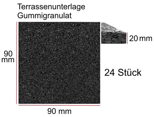 Gummigranulat terrassenpads - gummigranulat-terrassenpads, 90