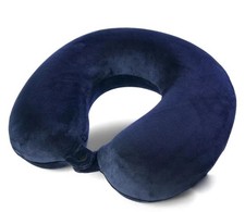 Nackenkissen mit Mikroperlen - Retourenware - Dunkelblau -