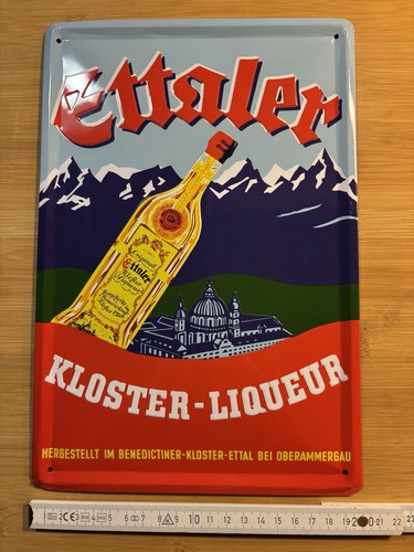 Metall werbeschild ettaler - metall-werbeschild,