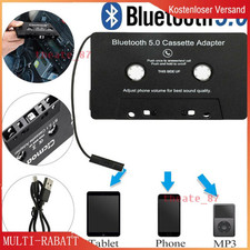 Bluetooth 5.0 Kasettenadapter,Auto Kabellos Kassetten Adapter Kasetten MP3 Radio