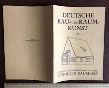 Leipzig Messe Lapurus Haus Bremen Katalog Deutsche Bau Raum Kunst Werbung Möbel