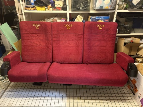Kino sessel rot polster - kino-sessel, rot,