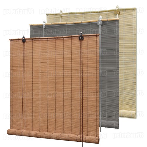 Bambusrollo sonnenschutz natur - bambusrollo,