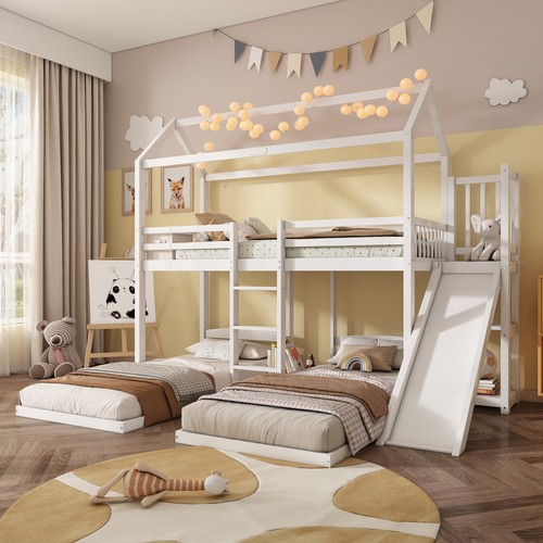 Hausbett etagenbett 90x200cm - etagenbett,