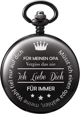 Taschenuhr Mit Gravur Kette