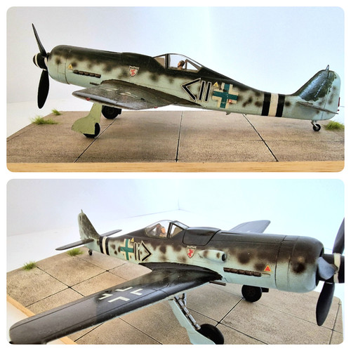 Focke wulf diorama fw190 - 1:48,