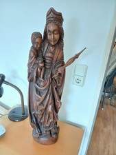 Madonna Figur Holz geschnitzt