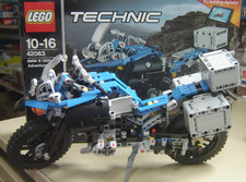 Lego Technik 42063 BMW Motorrad   fertig gebaut "Gebraucht"(842)