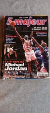 5majeur No.82 French NBA 90s Magazine special Bulls 1998 Poster Jordan + Bulls