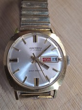 Ingersoll Vintage Armbanduhr Uhr mechanisch Handaufzug 17 Jewels