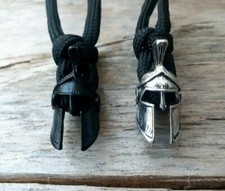 Helm spartaner schwarz silber - schwarz,